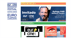 Desktop Screenshot of festivaleurocine.com